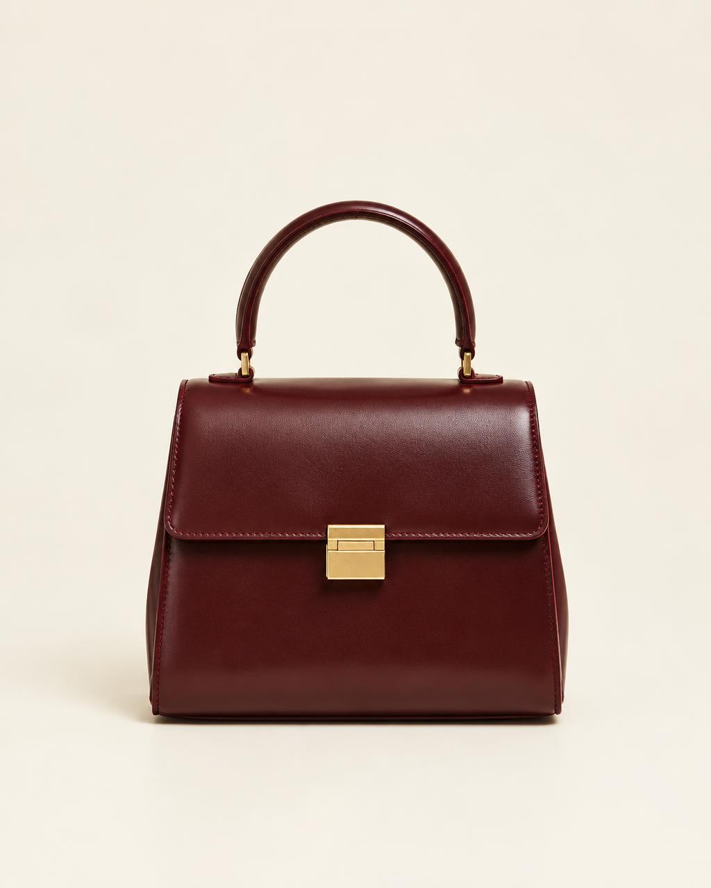 Maren Top-Handle in oxblood